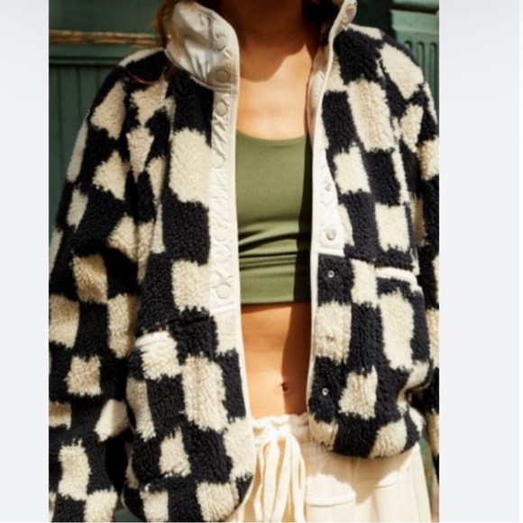 Free People Hit the Slopes Fleece Jacket - Picture 2 of 6